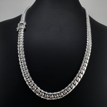 10mm Cuban Link Chain - Premium 950 Sterling Silver